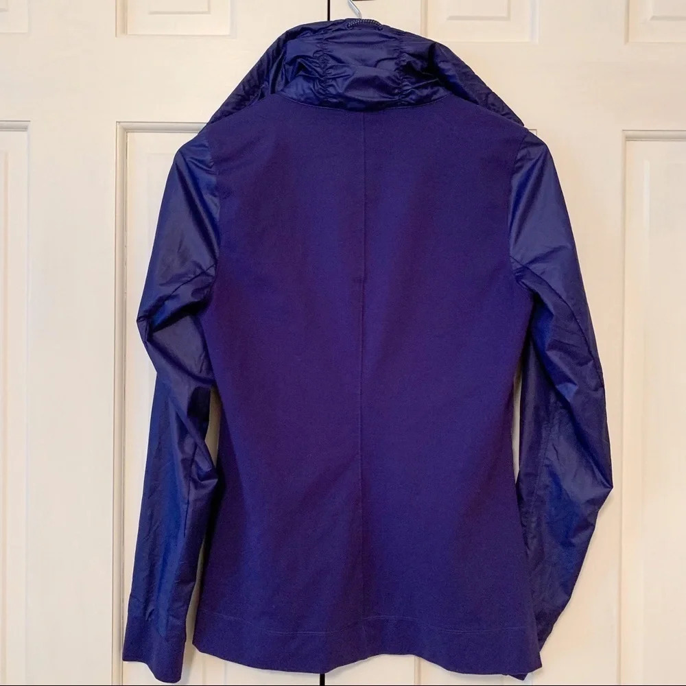 Under Armour Purple High Neck Full Zip Running Jacket - Picture 2 of 4